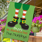 Personalized Happy St. Patrick's Day House Flag 83062552L
